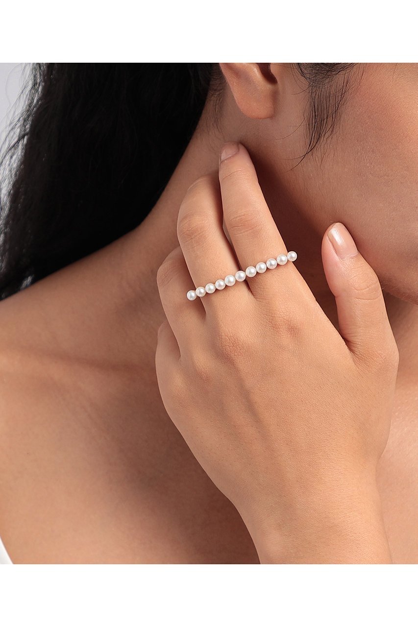 【プラス ヴァンドーム/Plus Vendome】のPEARL ダブル フィンガー リング 人気、トレンドファッション・服の通販 founy(ファニー) ファッション Fashion レディースファッション Fashion for Women ジュエリー Jewelry ダブル Double, Double-Breasted パール Pearl, Pearl Accent other-2|ID: prp329100004155823 ipo3291000000036177351