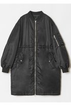 【アルアバイル/allureville】のナイロンツイルロングMA-1 人気、トレンドファッション・服の通販 founy(ファニー) ファッション Fashion レディースファッション WOMEN アウター Coat Outerwear ジャケット Jackets MA-1 MA-1 ジャケット Jacket スポーティ Sporty ツイル Twill ドローコード Draw Cord ロング Long エレガント 上品 Elegant NEW・新作・新着・新入荷 New Arrivals thumbnail ブラック|ID: prp329100004156974 ipo3291000000028650373