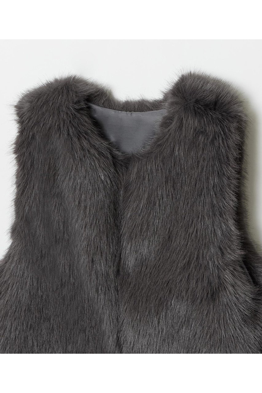 【アルアバイル/allureville】のフェイクフォックスジレ 人気、トレンドファッション・服の通販 founy(ファニー) 　ファッション　Fashion　レディースファッション　Fashion for Women　アウター　Coat / Outerwear Collection　レディースジャケット・軽アウター　Jackets　おすすめ　Recommended / Our Picks　ジャケット　Jacket, Outerwear　デニム　Denim, Jeans Material　ベスト　Vest, Waistcoat　ポケット　Pocket, Pocket Detail　ラグジュアリー　Luxury, Elegant　リアル　Real, Realistic　other-3|ID: prp329100004156975 ipo3291000000032939983