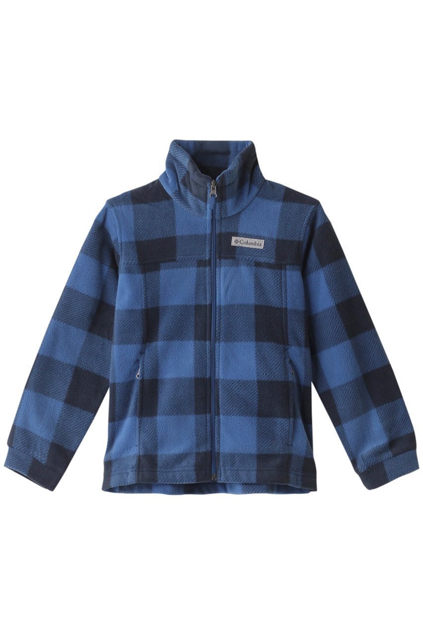 【コロンビア/Columbia / KIDS】の【Kids】ジングIIIフリース インテリア・キッズ・メンズ・レディースファッション・服の通販 founy(ファニー) 　ファッション　Fashion　キッズファッション　Fashion for Kids　アウター　Coat Outerwear /Kids　アウトドア　Outdoor Clothing　シンプル　Simple, Minimal　スタンド　Stand Collar, Upright Stand　A/W・秋冬　Autumn/Winter　Mountain Blue Check|ID: prp329100004157686 ipo3291000000032877145