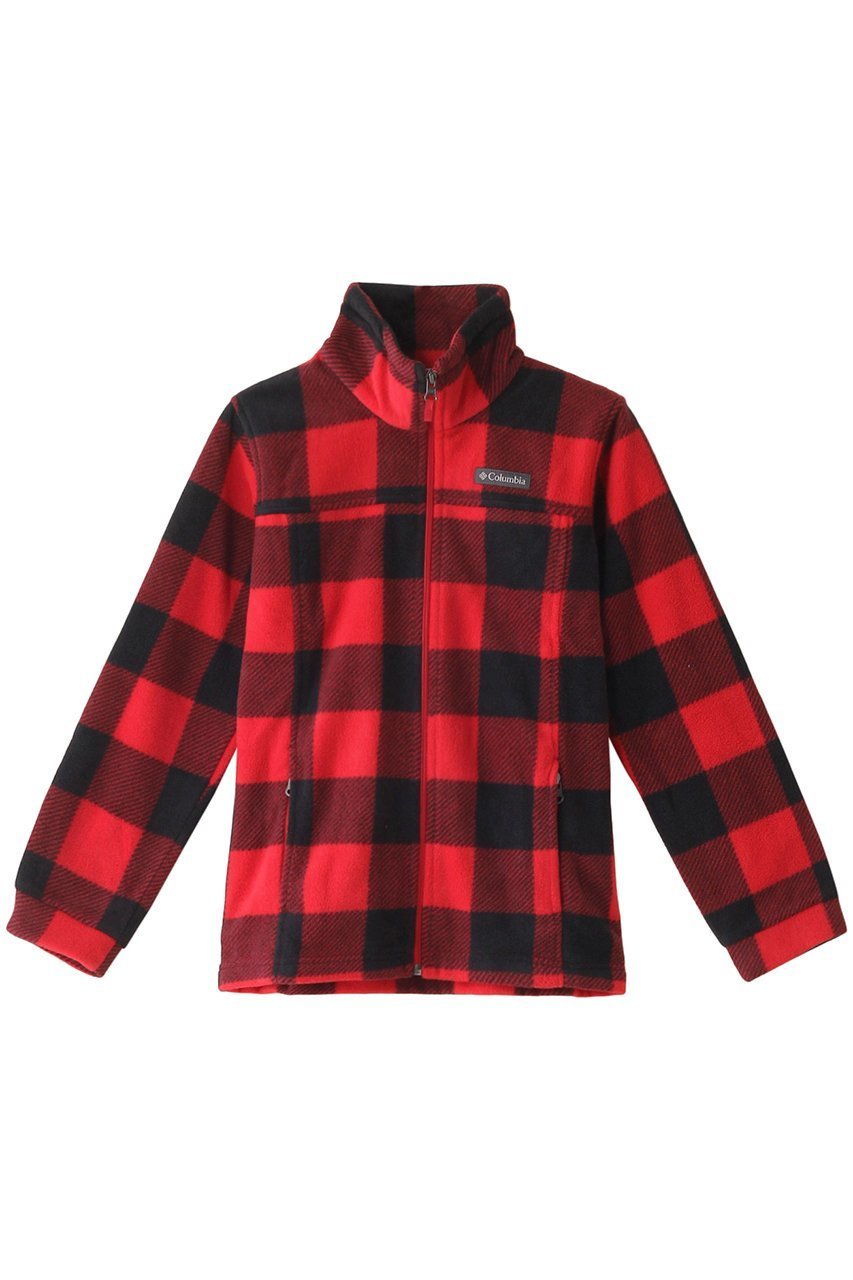 【コロンビア/Columbia / KIDS】の【Kids】ジングIIIフリース インテリア・キッズ・メンズ・レディースファッション・服の通販 founy(ファニー) 　ファッション　Fashion　キッズファッション　Fashion for Kids　アウター　Coat Outerwear /Kids　アウトドア　Outdoor Clothing　シンプル　Simple, Minimal　スタンド　Stand Collar, Upright Stand　A/W・秋冬　Autumn/Winter　Mountain Red Check|ID: prp329100004157686 ipo3291000000032877151
