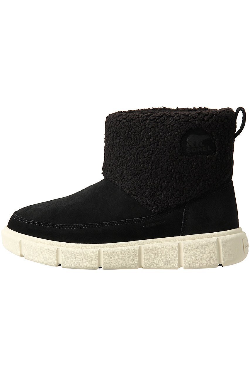 【ソレル/SOREL】のソレルエクスプローラー3 スリッポンコージー ウォータープルーフ インテリア・キッズ・メンズ・レディースファッション・服の通販 founy(ファニー) 　ファッション　Fashion　レディースファッション　Fashion for Women　ウォーター　Water　ショート　Short, Short Length　ラバー　Rubber, Rubber Sole　軽量　Lightweight, Ultra Light　Black・Chalk|ID: prp329100004157691 ipo3291000000033551068