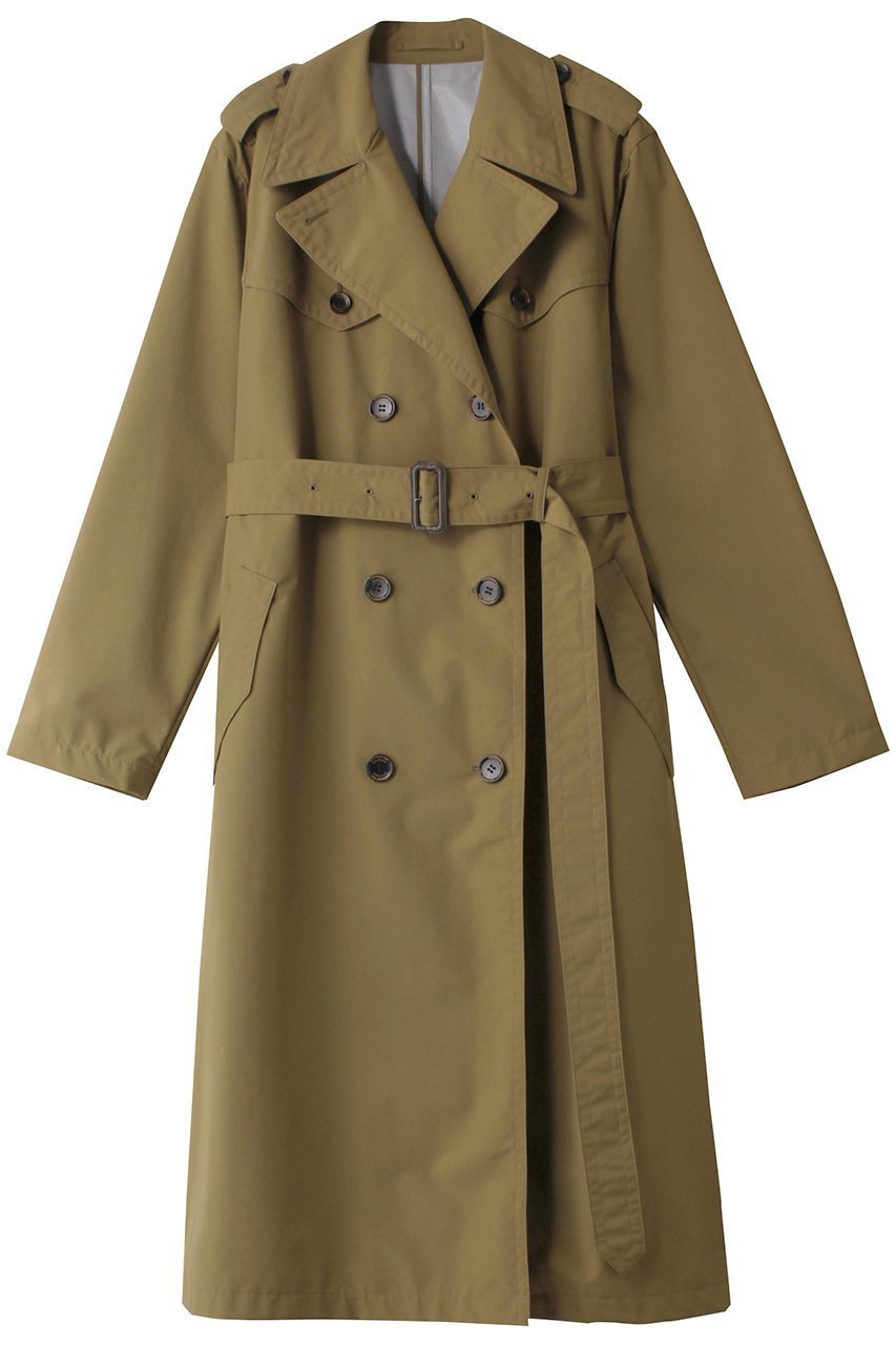 【ムーンバット/MOONBAT】の【SANYOCOATxHANWAY】 トレンチコート インテリア・キッズ・メンズ・レディースファッション・服の通販 founy(ファニー) 　ファッション　Fashion　レディースファッション　Fashion for Women　アウター　Coat / Outerwear Collection　コート・ロングコート・ピーコート　Long Coats, Peacoats & More　トレンチコート / 春秋の定番アウター　Trench Coats　トレンド　Trend, Trending Now　ベーシック　Basic, Essential　ロング　Long, Long-Length　カーキ|ID: prp329100004157696 ipo3291000000032946166