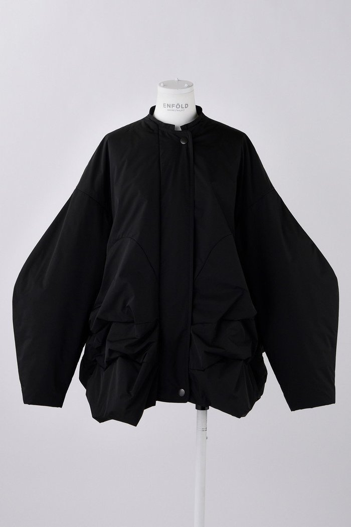 【エンフォルド/ENFOLD】のDICROS SOLO Twill 立体ブルゾン インテリア・キッズ・メンズ・レディースファッション・服の通販 founy(ファニー) https://founy.com/ ファッション Fashion レディースファッション Fashion for Women アウター Coat / Outerwear Collection レディースジャケット・軽アウター Jackets ブルゾンジャケット・スポーティアウター Blouson Jackets エレガント 上品 Elegant ジャケット Jacket, Outerwear ツイル Twist, Twisted Detail フォルム Silhouette, Form ブルゾン Blouson, Bomber Jacket |ID: prp329100004158387 ipo3291000000032935369