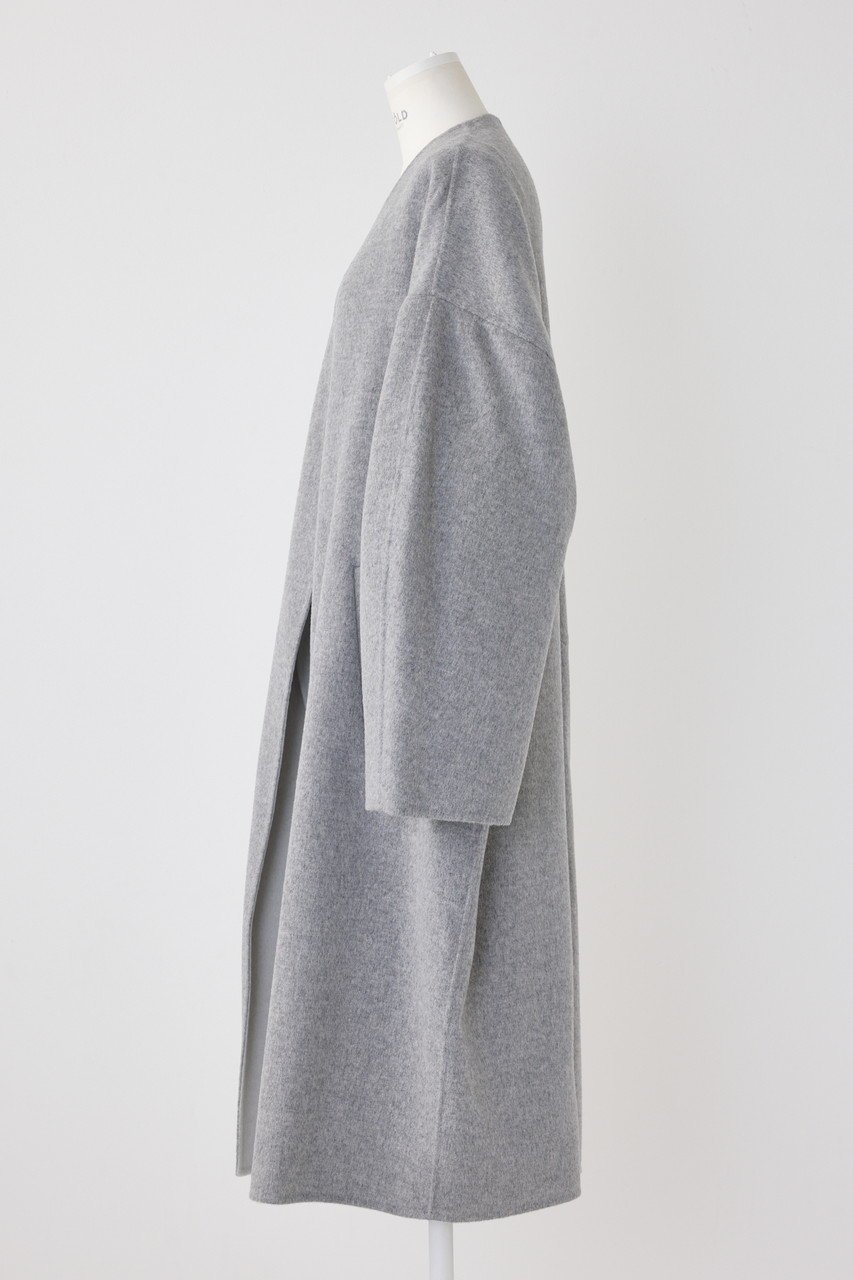 【エンフォルド/ENFOLD】のウールリバー ノーカラーワイドコート 人気、トレンドファッション・服の通販 founy(ファニー) 　ファッション　Fashion　レディースファッション　Fashion for Women　アウター　Coat / Outerwear Collection　コート・ロングコート・ピーコート　Long Coats, Peacoats & More　ロング　Long, Long-Length　ワイド　Wide, Wide Fit　other-2|ID: prp329100004158390 ipo3291000000035489969