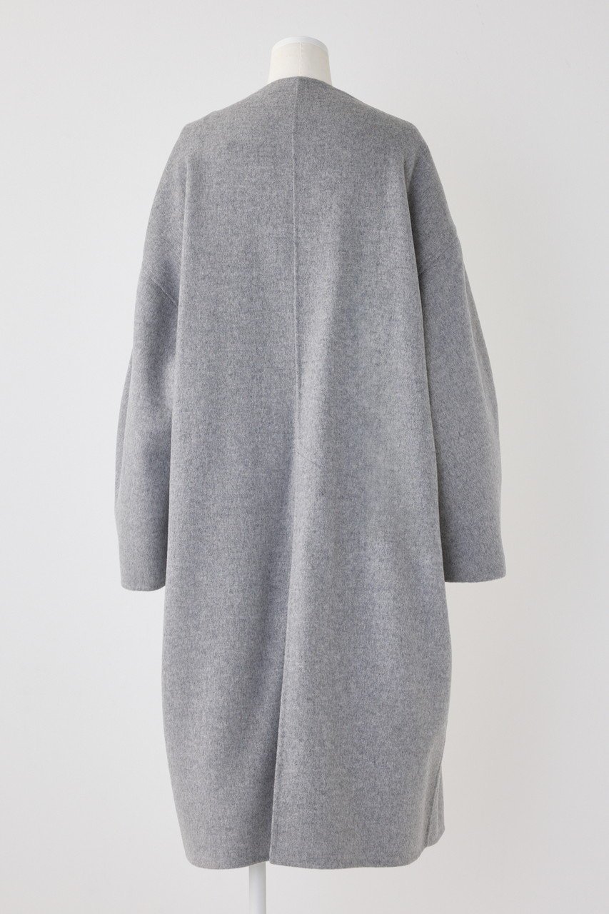 【エンフォルド/ENFOLD】のウールリバー ノーカラーワイドコート 人気、トレンドファッション・服の通販 founy(ファニー) 　ファッション　Fashion　レディースファッション　Fashion for Women　アウター　Coat / Outerwear Collection　コート・ロングコート・ピーコート　Long Coats, Peacoats & More　ロング　Long, Long-Length　ワイド　Wide, Wide Fit　other-3|ID: prp329100004158390 ipo3291000000035489971