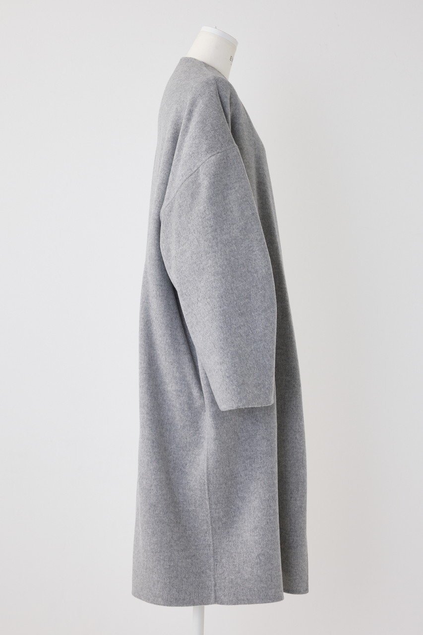 【エンフォルド/ENFOLD】のウールリバー ノーカラーワイドコート 人気、トレンドファッション・服の通販 founy(ファニー) 　ファッション　Fashion　レディースファッション　Fashion for Women　アウター　Coat / Outerwear Collection　コート・ロングコート・ピーコート　Long Coats, Peacoats & More　ロング　Long, Long-Length　ワイド　Wide, Wide Fit　other-4|ID: prp329100004158390 ipo3291000000036222588