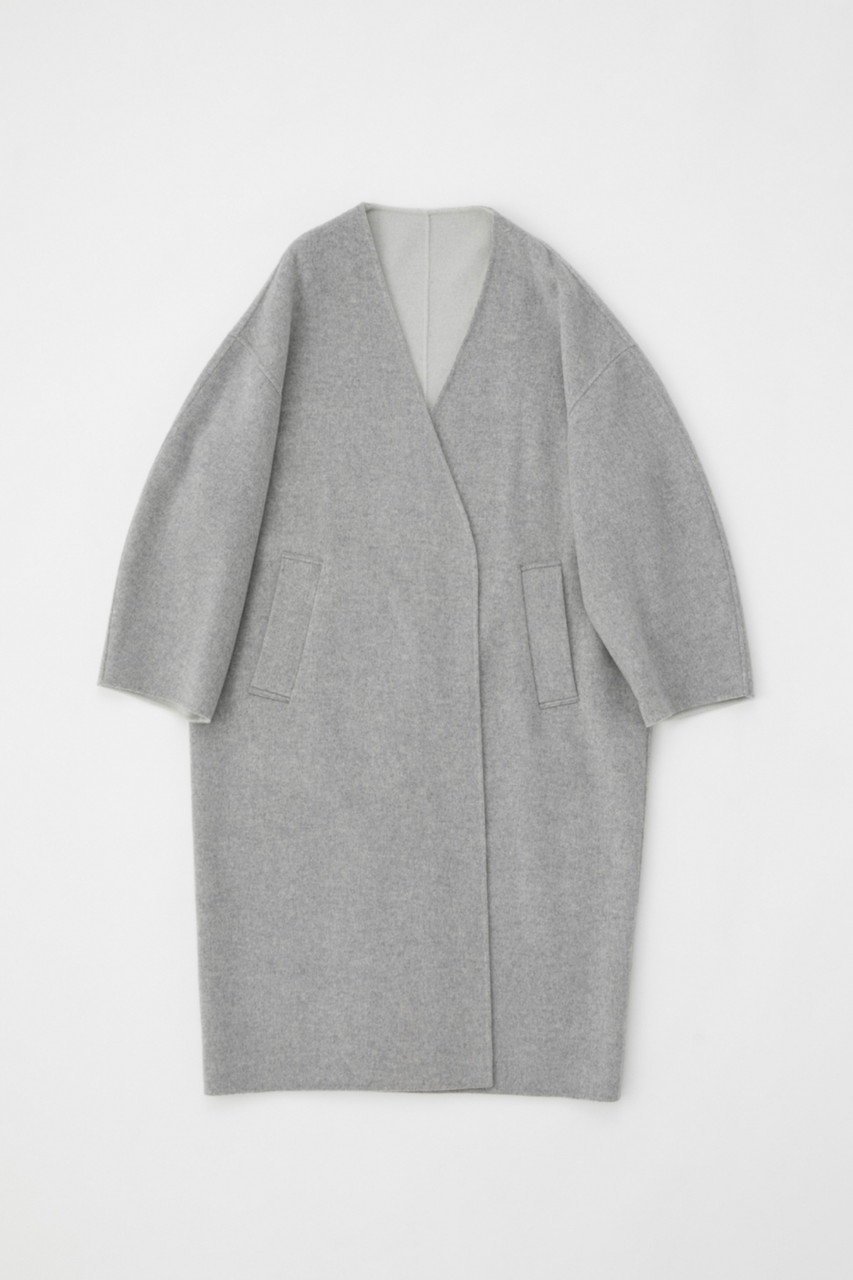 【エンフォルド/ENFOLD】のウールリバー ノーカラーワイドコート 人気、トレンドファッション・服の通販 founy(ファニー) 　ファッション　Fashion　レディースファッション　Fashion for Women　アウター　Coat / Outerwear Collection　コート・ロングコート・ピーコート　Long Coats, Peacoats & More　ロング　Long, Long-Length　ワイド　Wide, Wide Fit　other-5|ID: prp329100004158390 ipo3291000000036222589