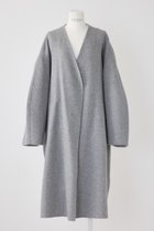 【エンフォルド/ENFOLD】のウールリバー ノーカラーワイドコート トップグレー|ID: prp329100004158390 ipo3291000000036515210