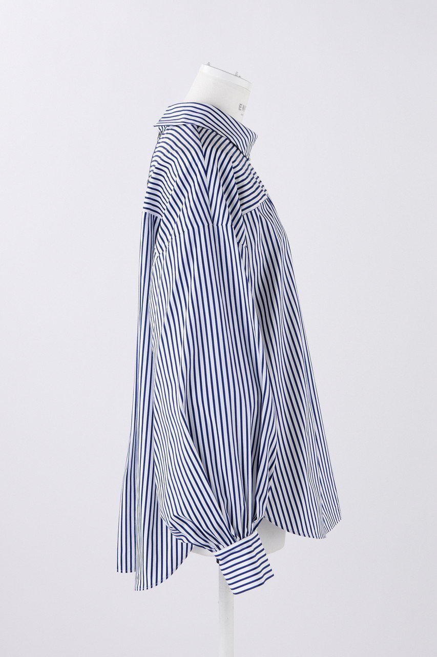 【エンフォルド/ENFOLD】のCOストライプ Orb P.O/プルオーバー 人気、トレンドファッション・服の通販 founy(ファニー) 　ファッション　Fashion　レディースファッション　WOMEN　トップス・カットソー　Tops/Tshirt　シャツ/ブラウス　Shirts/Blouses　プルオーバー　Pullover　ストライプ　Stripe　スリット　Slit　スリーブ　Sleeve　ロング　Long　other-4|ID: prp329100004158401 ipo3291000000031398585