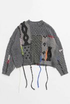 【メゾンスペシャル/MAISON SPECIAL】のCable Knitting Stitch Knit Tops/ケーブルステッチニット 人気、トレンドファッション・服の通販 founy(ファニー) ファッション Fashion レディースファッション WOMEN トップス・カットソー Tops/Tshirt ニット Knit Tops プルオーバー Pullover おすすめ Recommend ガーリー Girly チュール Tulle レース Race 冬 Winter NEW・新作・新着・新入荷 New Arrivals thumbnail GRY(グレー)|ID: prp329100004158402 ipo3291000000028684297