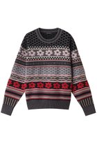 【メゾンスペシャル/MAISON SPECIAL】のFloral Pattern Jacquard Knit Tops/フラワージャガードニット GRY(グレー)|ID: prp329100004158405 ipo3291000000032966238