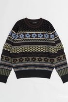 【メゾンスペシャル/MAISON SPECIAL】のFloral Pattern Jacquard Knit Tops/フラワージャガードニット BRN(ブラウン)|ID: prp329100004158405 ipo3291000000032966244