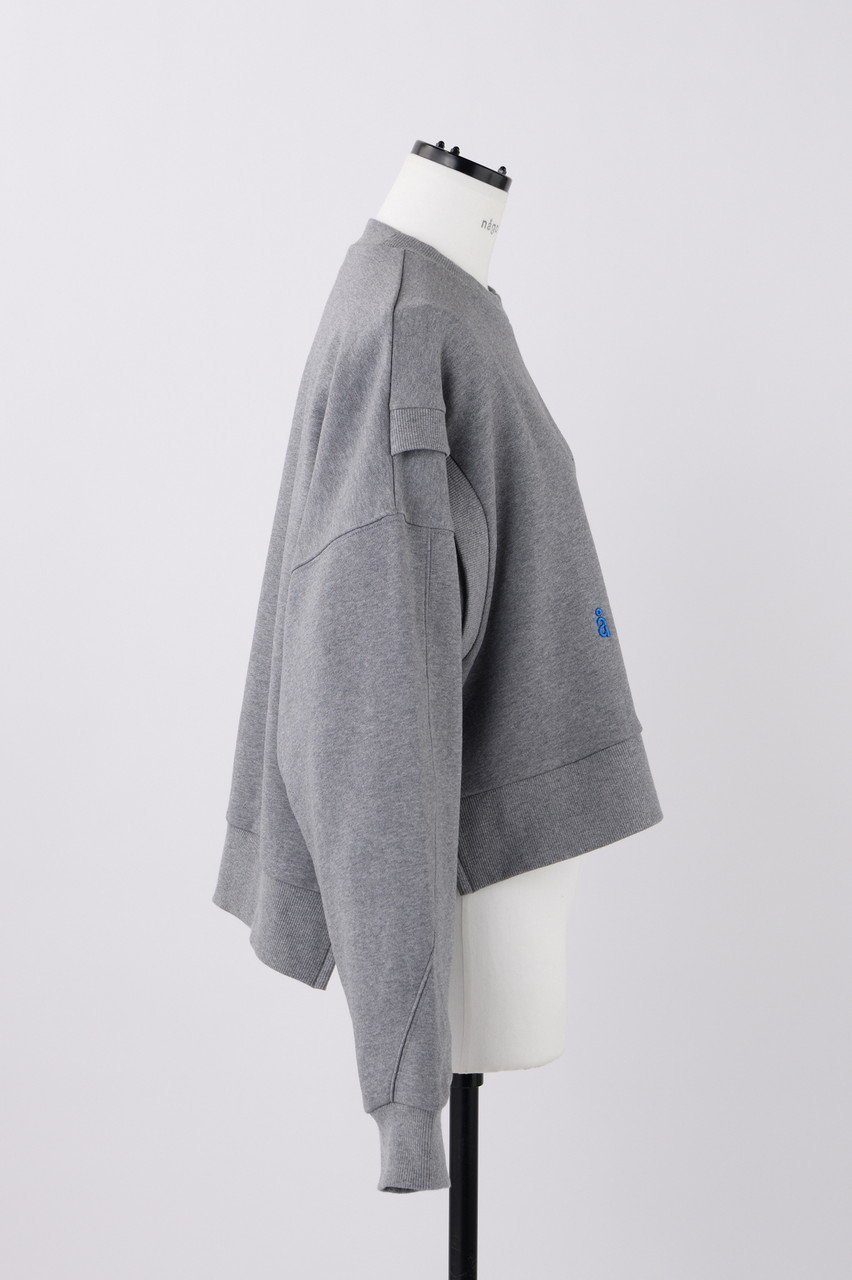 【ナゴンスタンス/nagonstans】のT/C裏毛 クロップドP.O/プルオーバー 人気、トレンドファッション・服の通販 founy(ファニー) 　ファッション　Fashion　レディースファッション　WOMEN　トップス・カットソー　Tops/Tshirt　シャツ/ブラウス　Shirts/Blouses　ロング / Tシャツ　T-Shirts　プルオーバー　Pullover　カットソー　Cut and Sewn　アシンメトリー　Asymmetry　クロップド　Cropped　サークル　Circle　スリット　Slit　スリーブ　Sleeve　ドッキング　Docking　ヘムライン　Hemline　ロング　Long　other-4|ID: prp329100004158407 ipo3291000000031398644