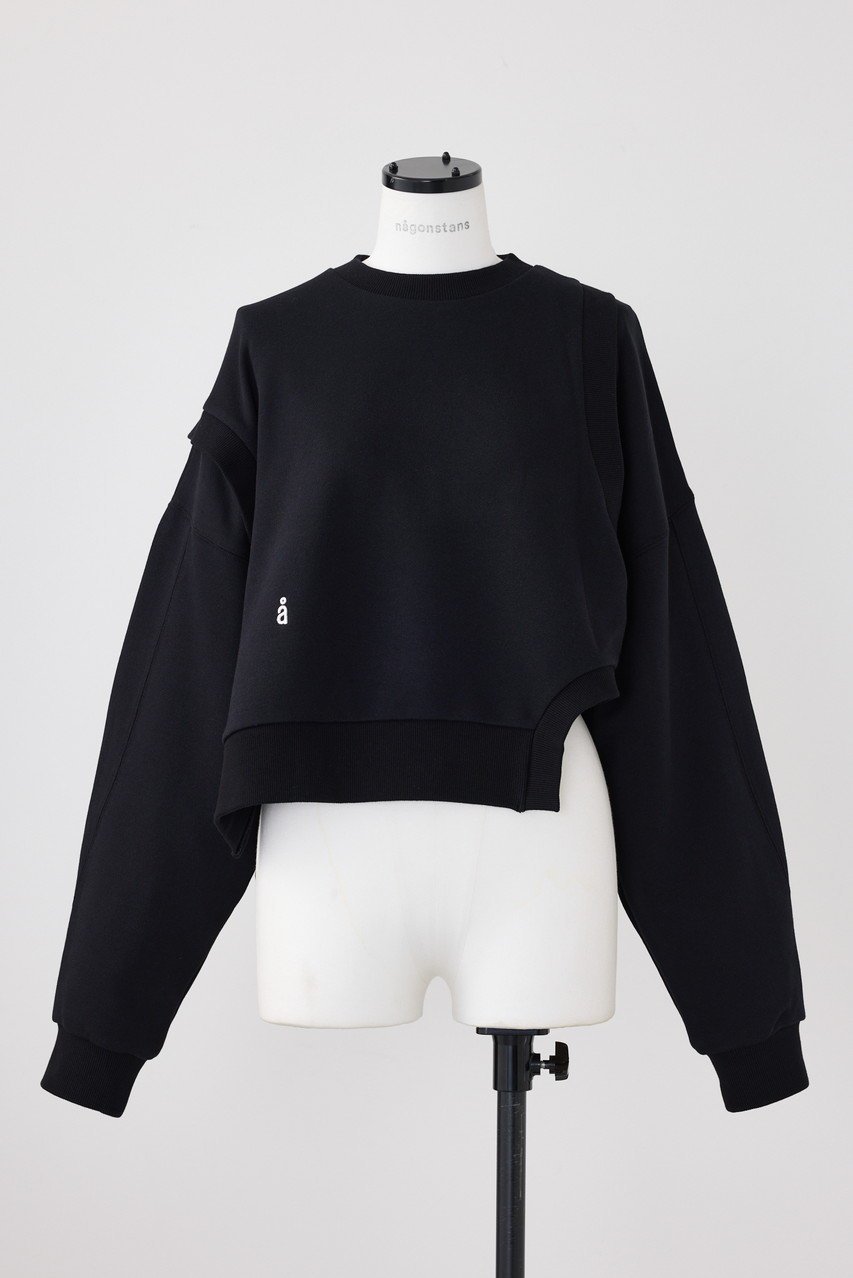 【ナゴンスタンス/nagonstans】のT/C裏毛 クロップドP.O/プルオーバー 人気、トレンドファッション・服の通販 founy(ファニー) 　ファッション　Fashion　レディースファッション　Fashion for Women　トップス・カットソー　Cut & Sew Tops　シャツ・ブラウス・オフィスカジュアル　Elegant Blouses & Button-Ups　ロングTシャツ・Tシャツ　Longline T-Shirts & Tees　カジュアルプルオーバー・ニットトップス　Pullovers & Knit Tops / Casual Pullovers　カットソー・ベーシックTシャツ　Cut-and-Sewn Tops / Stretch Tees & Basics　アシンメトリー　Asymmetrical Style　クロップド　Cropped, Short Length　サークル　Circle, Round Design　スリット　Slit, Slit Detail　スリーブ　Sleeve, Long Sleeve / Short Sleeve　ドッキング　Docking, Mixed Material　ヘムライン　Hemline, Bottom Cut　ロング　Long, Long-Length　 other-1|ID: prp329100004158407 ipo3291000000032894664