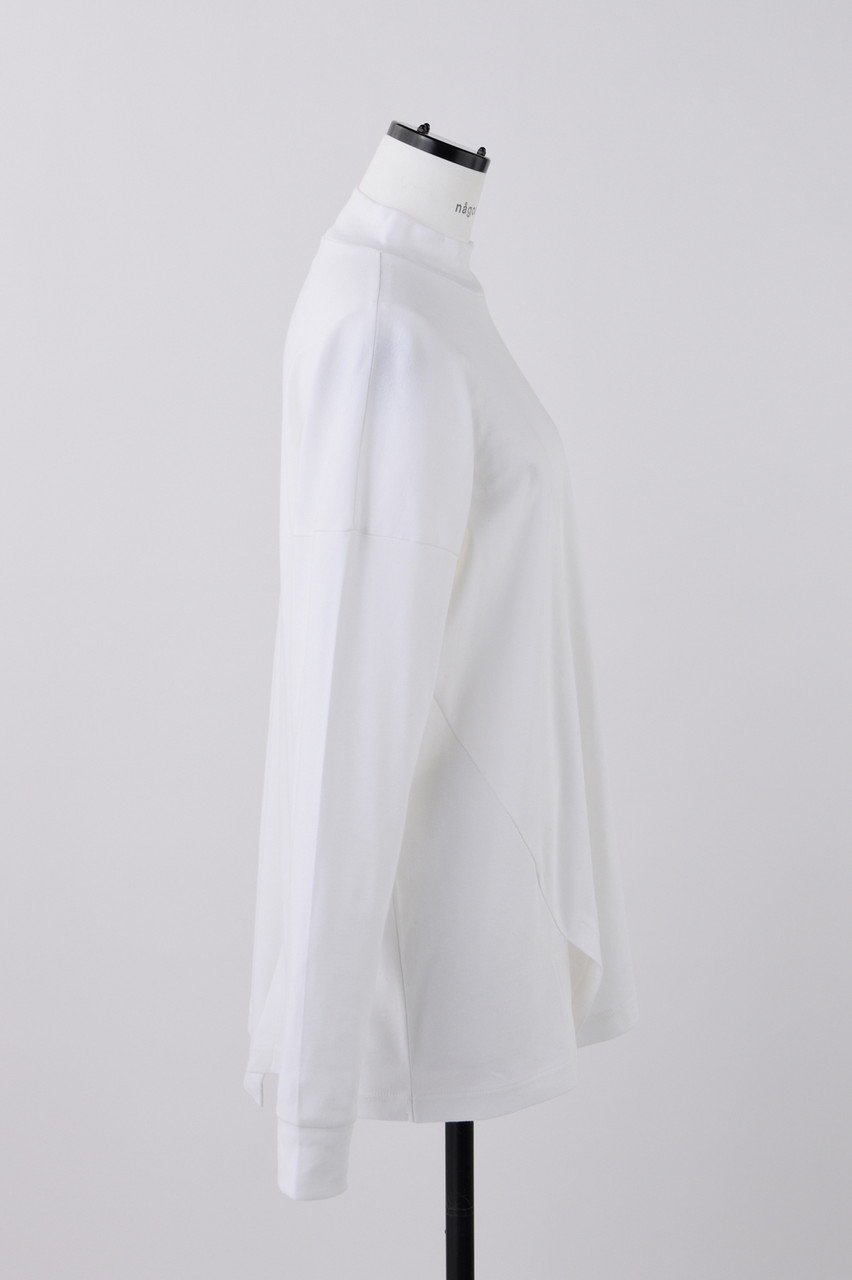 【ナゴンスタンス/nagonstans】のコンパクトフライス ハイネックアシンメロンT 人気、トレンドファッション・服の通販 founy(ファニー) 　ファッション　Fashion　レディースファッション　WOMEN　トップス・カットソー　Tops/Tshirt　シャツ/ブラウス　Shirts/Blouses　ロング / Tシャツ　T-Shirts　カットソー　Cut and Sewn　インナー　Inner　コンパクト　Compact　スリット　Slit　スリーブ　Sleeve　ハイネック　High Neck　ロング　Long　other-4|ID: prp329100004158408 ipo3291000000031398650