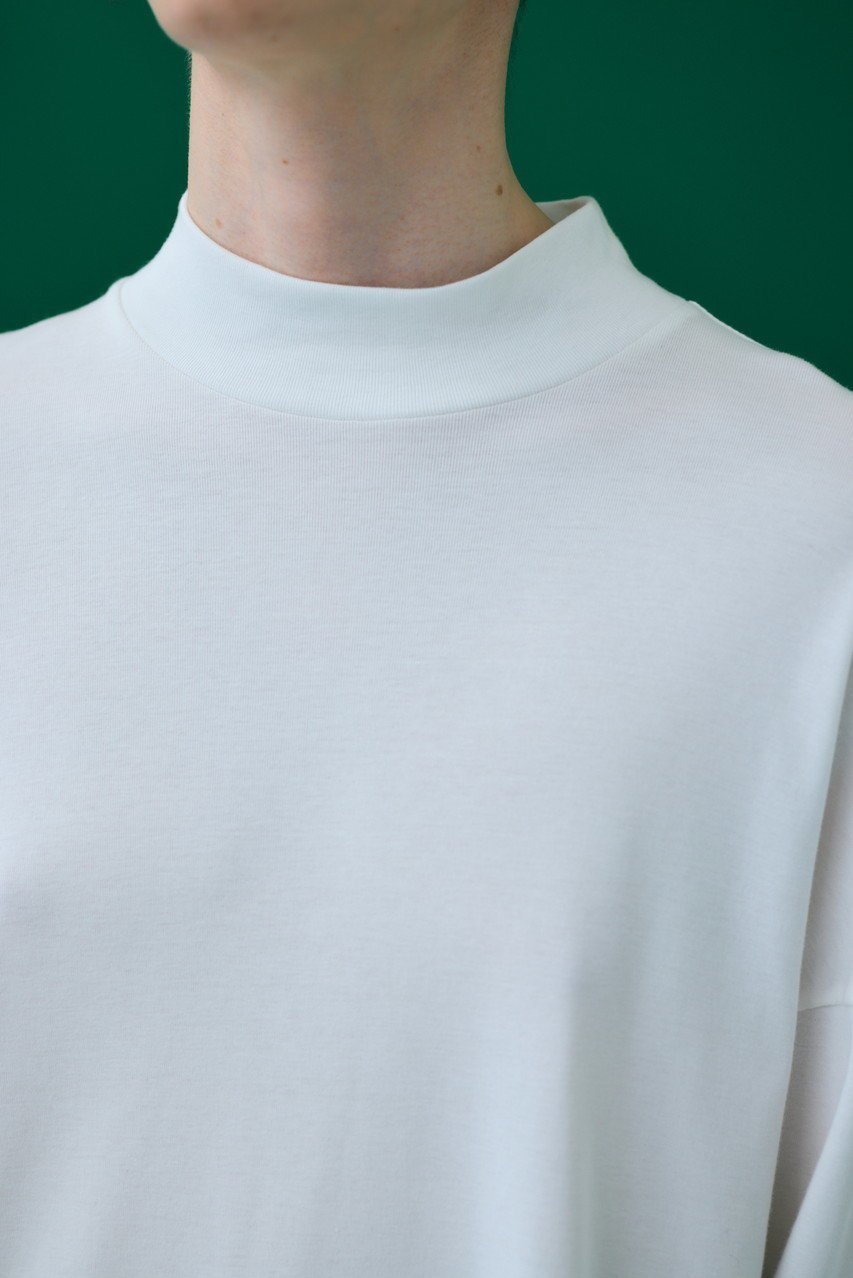 【ナゴンスタンス/nagonstans】のコンパクトフライス ハイネックアシンメロンT 人気、トレンドファッション・服の通販 founy(ファニー) 　ファッション　Fashion　レディースファッション　WOMEN　トップス・カットソー　Tops/Tshirt　シャツ/ブラウス　Shirts/Blouses　ロング / Tシャツ　T-Shirts　カットソー　Cut and Sewn　インナー　Inner　コンパクト　Compact　スリット　Slit　スリーブ　Sleeve　ハイネック　High Neck　ロング　Long　other-6|ID: prp329100004158408 ipo3291000000031398654