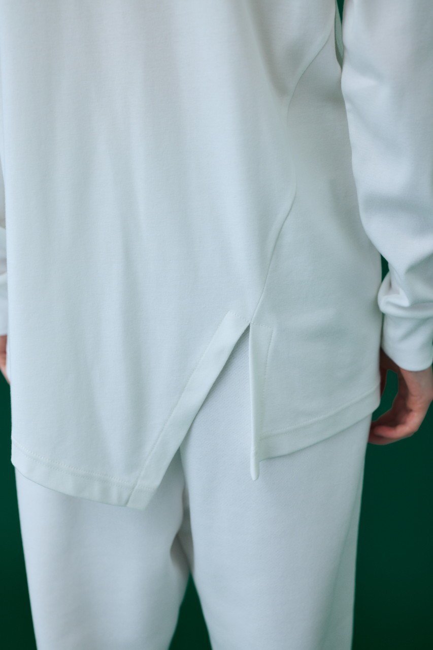 【ナゴンスタンス/nagonstans】のコンパクトフライス ハイネックアシンメロンT 人気、トレンドファッション・服の通販 founy(ファニー) 　ファッション　Fashion　レディースファッション　WOMEN　トップス・カットソー　Tops/Tshirt　シャツ/ブラウス　Shirts/Blouses　ロング / Tシャツ　T-Shirts　カットソー　Cut and Sewn　インナー　Inner　コンパクト　Compact　スリット　Slit　スリーブ　Sleeve　ハイネック　High Neck　ロング　Long　other-8|ID: prp329100004158408 ipo3291000000031398658