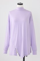 【ナゴンスタンス/nagonstans】の【10/2 12:00販売開始】リヨセルベア天竺 ハイネックアシンメロンT Lilac|ID:prp329100004158409