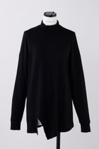 【ナゴンスタンス/nagonstans】のリヨセルベア天竺 ハイネックアシンメロンT Black|ID: prp329100004158409 ipo3291000000032894692