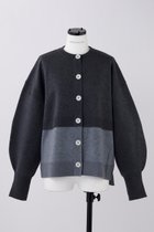 【ナゴンスタンス/nagonstans】のDouble C/Dカーディガン 人気、トレンドファッション・服の通販 founy(ファニー) ファッション Fashion レディースファッション Fashion for Women トップス・カットソー Cut & Sew Tops ニット Knit Tops & Sweaters カーディガン・羽織り Layered Style Cardigans カーディガン Cardigan, Knitwear スリット Slit, Slit Detail ボックス Boxy, Box Shape thumbnail Stone|ID: prp329100004158412 ipo3291000000032925472