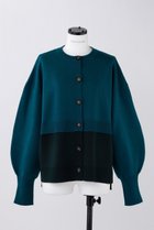【ナゴンスタンス/nagonstans】のDouble C/Dカーディガン 人気、トレンドファッション・服の通販 founy(ファニー) ファッション Fashion レディースファッション Fashion for Women トップス・カットソー Cut & Sew Tops ニット Knit Tops & Sweaters カーディガン・羽織り Layered Style Cardigans カーディガン Cardigan, Knitwear スリット Slit, Slit Detail ボックス Boxy, Box Shape thumbnail Sea Forest|ID: prp329100004158412 ipo3291000000032925483