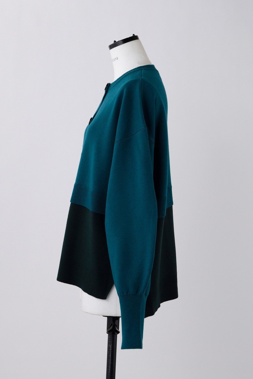 【ナゴンスタンス/nagonstans】のDouble C/Dカーディガン 人気、トレンドファッション・服の通販 founy(ファニー) ファッション Fashion レディースファッション Fashion for Women トップス・カットソー Cut & Sew Tops ニット Knit Tops & Sweaters カーディガン・羽織り Layered Style Cardigans カーディガン Cardigan, Knitwear スリット Slit, Slit Detail ボックス Boxy, Box Shape other-2|ID: prp329100004158412 ipo3291000000032925495