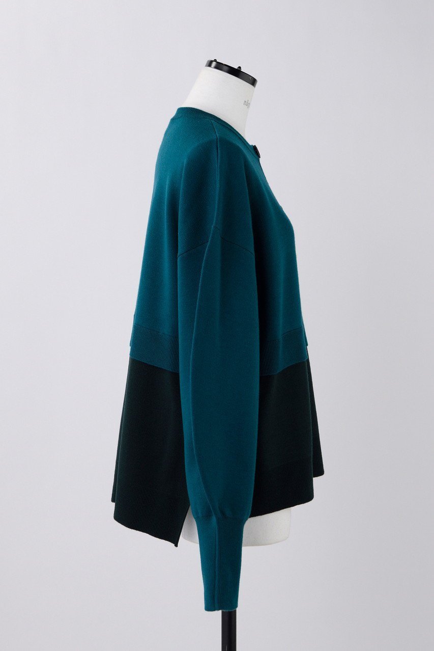 【ナゴンスタンス/nagonstans】のDouble C/Dカーディガン 人気、トレンドファッション・服の通販 founy(ファニー) ファッション Fashion レディースファッション Fashion for Women トップス・カットソー Cut & Sew Tops ニット Knit Tops & Sweaters カーディガン・羽織り Layered Style Cardigans カーディガン Cardigan, Knitwear スリット Slit, Slit Detail ボックス Boxy, Box Shape other-4|ID: prp329100004158412 ipo3291000000032925507