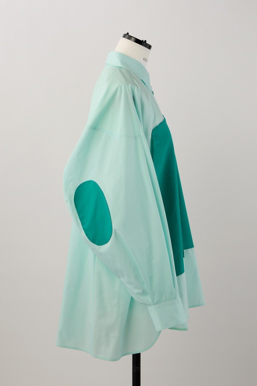 【ナゴンスタンス/nagonstans】のソフトブロード バイカラーPKT SH/シャツ 人気、トレンドファッション・服の通販 founy(ファニー) 　ファッション　Fashion　レディースファッション　Fashion for Women　トップス・カットソー　Cut & Sew Tops　シャツ・ブラウス・オフィスカジュアル　Elegant Blouses & Button-Ups　スリーブ　Sleeve, Long Sleeve / Short Sleeve　ブロード　Broadcloth, Fine Cotton　ポケット　Pocket, Pocket Detail　ロング　Long, Long-Length　定番　Standard, Basic Item　other-4|ID: prp329100004158414 ipo3291000000035822899