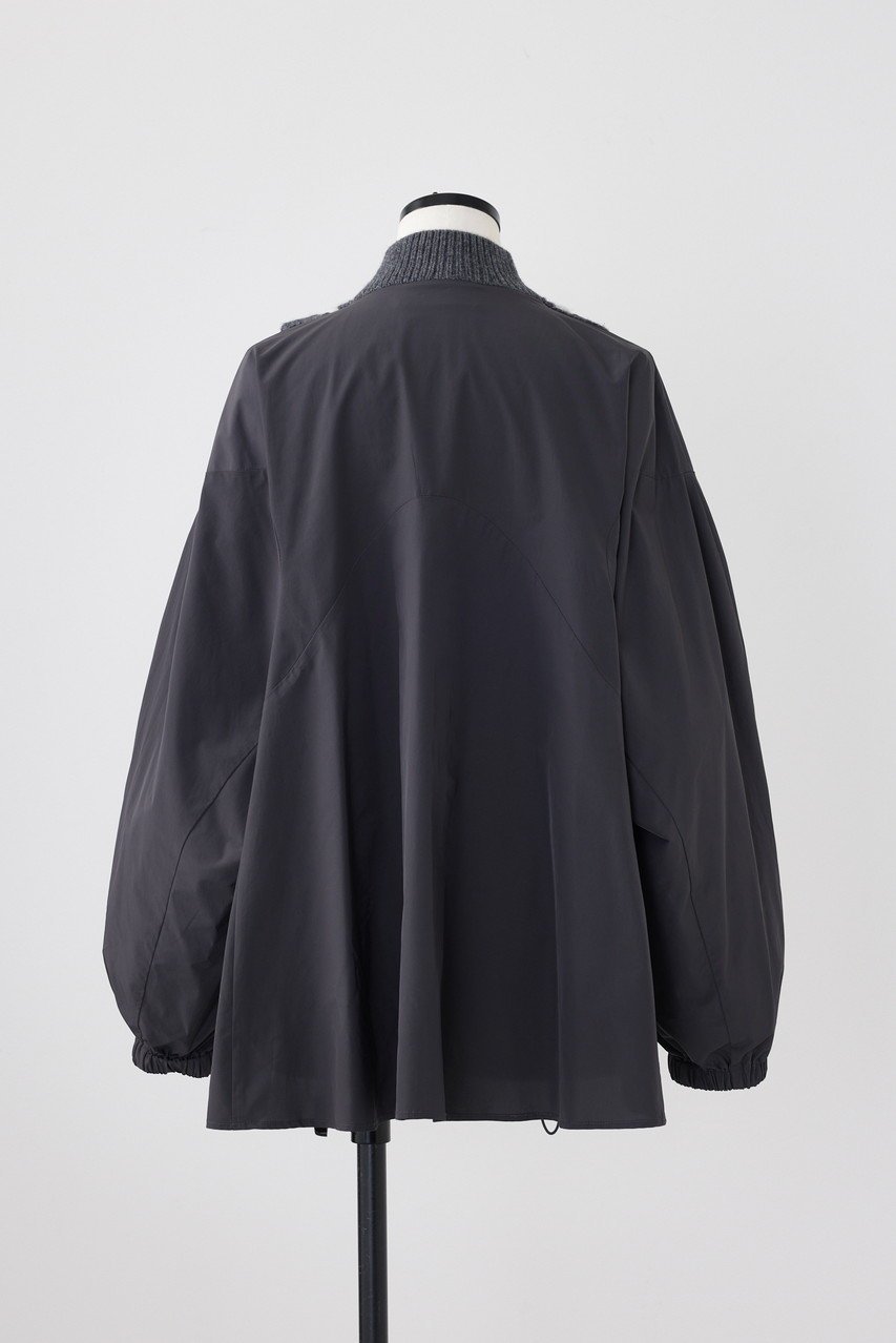 【ナゴンスタンス/nagonstans】のPE Taffeta Knit Combi PO/プルオーバー 人気、トレンドファッション・服の通販 founy(ファニー) 　ファッション　Fashion　レディースファッション　WOMEN　トップス・カットソー　Tops/Tshirt　ニット　Knit Tops　プルオーバー　Pullover　おすすめ　Recommend　タフタ　Taffeta　ドッキング　Docking　ドローコード　Draw Cord　other-3|ID: prp329100004158417 ipo3291000000031398748