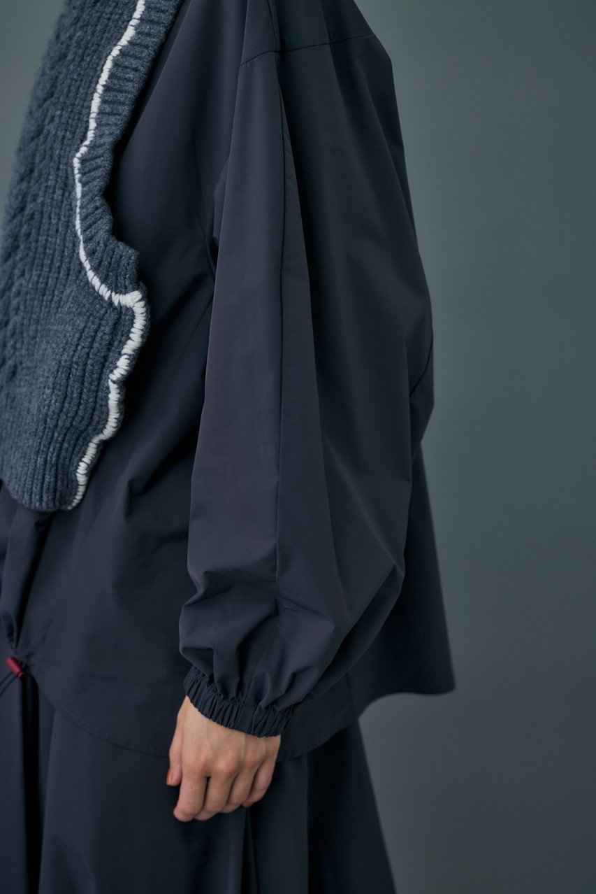 【ナゴンスタンス/nagonstans】のPE Taffeta Knit Combi PO/プルオーバー 人気、トレンドファッション・服の通販 founy(ファニー) 　ファッション　Fashion　レディースファッション　WOMEN　トップス・カットソー　Tops/Tshirt　ニット　Knit Tops　プルオーバー　Pullover　おすすめ　Recommend　タフタ　Taffeta　ドッキング　Docking　ドローコード　Draw Cord　other-8|ID: prp329100004158417 ipo3291000000031398758