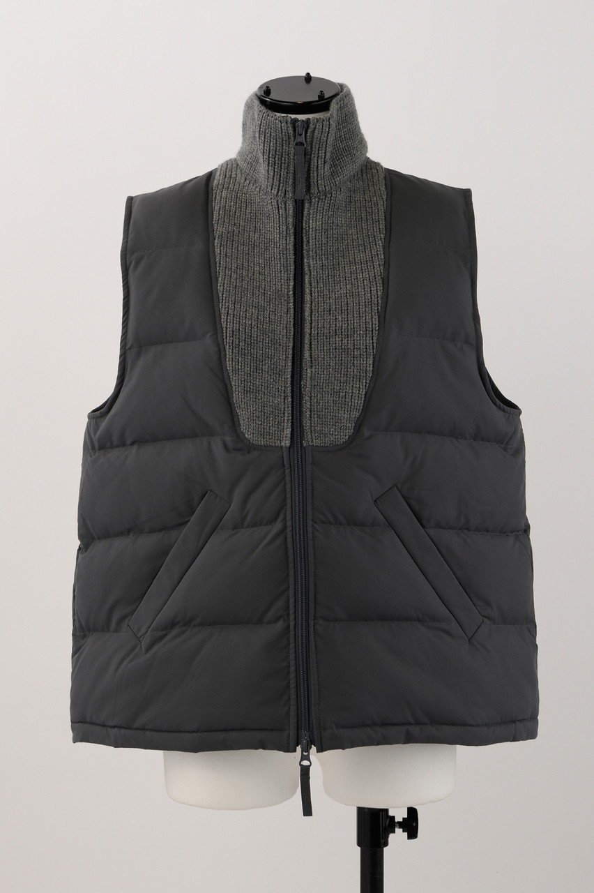 【ナゴンスタンス/nagonstans】の【10/2 12:00販売開始】Water Repellentストレッチ Zip VEST/ベスト インテリア・キッズ・メンズ・レディースファッション・服の通販 founy(ファニー) 　ファッション　Fashion　レディースファッション　WOMEN　アウター　Coat Outerwear　ジャケット　Jackets　ジャケット　Jacket　ストレッチ　Stretch　ドッキング　Docking　フィット　Fit　ベスト　Vest　NEW・新作・新着・新入荷　New Arrivals　Cement|ID: prp329100004158419 ipo3291000000028684355