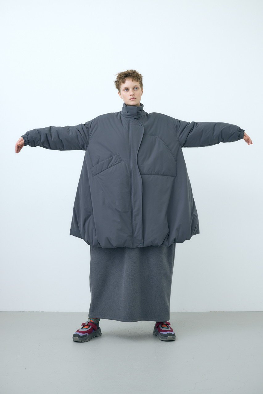 【ナゴンスタンス/nagonstans】のWater Repellentストレッチ Padded Coat/コート 人気、トレンドファッション・服の通販 founy(ファニー) 　ファッション　Fashion　レディースファッション　Fashion for Women　アウター　Coat / Outerwear Collection　コート・ロングコート・ピーコート　Long Coats, Peacoats & More　ショート　Short, Short Length　スタンド　Stand Collar, Upright Stand　ストレッチ　Stretch, Stretchy Fabric　バルーン　Balloon, Balloon Silhouette　エレガント 上品　Elegant　other-6|ID: prp329100004158420 ipo3291000000035580414