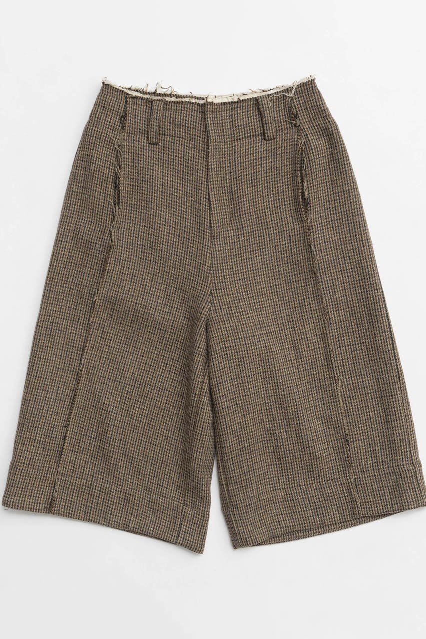 【メゾンスペシャル/MAISON SPECIAL】のWool Wide Shorts/ウールワイドハーフパンツ インテリア・キッズ・メンズ・レディースファッション・服の通販 founy(ファニー) 　ファッション　Fashion　レディースファッション　Fashion for Women　パンツ　Pants & Trousers　ショートパンツ・ハーフパンツ　High-Waisted & Relaxed Shorts　クラシカル　Classical, Vintage-Inspired　ショート　Short, Short Length　ジャケット　Jacket, Outerwear　ストライプ　Stripe, Striped Pattern　ソックス　Socks, Hosiery　チェック　Check, Plaid, Tartan　トレンド　Trend, Trending Now　ハーフ　Half, Half-Length　バランス　Balance, Style Balance　無地　Plain, Solid Color　ワイド　Wide, Wide Fit　おすすめ　Recommended / Our Picks　エレガント 上品　Elegant　BRN(ブラウン)|ID: prp329100004158421 ipo3291000000032933821