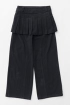 【メゾンスペシャル/MAISON SPECIAL】のPleated Skirt Layered Pants/プリーツスカートレイヤードパンツ BLK(ブラック)|ID: prp329100004158422 ipo3291000000032939201