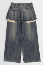 【メゾンスペシャル/MAISON SPECIAL】のPleated Skirt Layered Pants/プリーツスカートレイヤードパンツ BLU(ブルー)|ID: prp329100004158422 ipo3291000000032939208