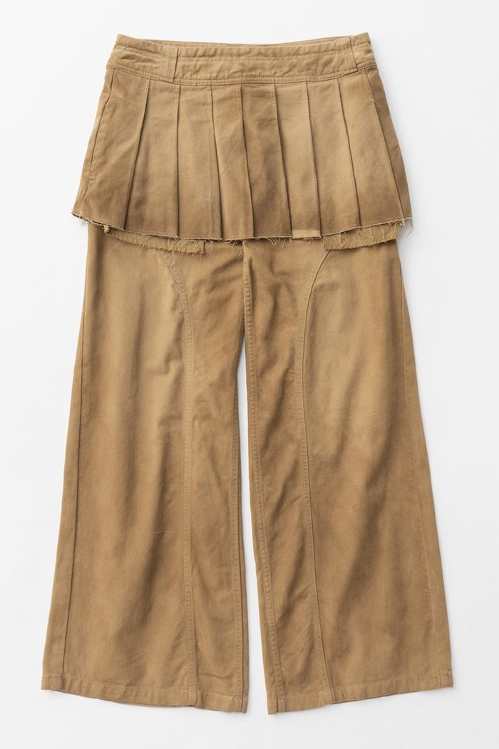 【メゾンスペシャル/MAISON SPECIAL】のPleated Skirt Layered Pants/プリーツスカートレイヤードパンツ インテリア・キッズ・メンズ・レディースファッション・服の通販 founy(ファニー) https://founy.com/ ファッション Fashion レディースファッション Fashion for Women スカート Skirts プリーツスカート / 上品フェミニンスタイル Pleated Skirts パンツ Pants & Trousers ヴィンテージ Vintage Style シンプル Simple, Minimal ツイル Twist, Twisted Detail トレンド Trend, Trending Now プリーツ Pleats, Pleated ミニスカート Mini Skirt, Short Skirt ワイド Wide, Wide Fit |ID: prp329100004158422 ipo3291000000032939216