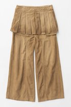 【メゾンスペシャル/MAISON SPECIAL】のPleated Skirt Layered Pants/プリーツスカートレイヤードパンツ BGE(ベージュ)|ID: prp329100004158422 ipo3291000000032939216