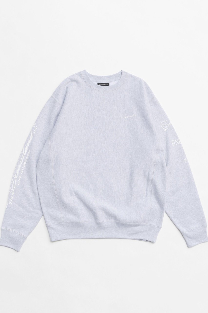 【メゾンスペシャル/MAISON SPECIAL】のOversize Sweatshirt/オーバーサイズスウェット インテリア・キッズ・メンズ・レディースファッション・服の通販 founy(ファニー) 　ファッション　Fashion　レディースファッション　Fashion for Women　トップス・カットソー　Cut & Sew Tops　シャツ・ブラウス・オフィスカジュアル　Elegant Blouses & Button-Ups　レディースパーカー・カジュアルフーディー　Casual Hoodies & Sweatshirts　ロングTシャツ・Tシャツ　Longline T-Shirts & Tees　スウェット・クルーネックトップス　Sweatshirts & Crewnecks / Relaxed Fit Sweat Tops　カットソー・ベーシックTシャツ　Cut-and-Sewn Tops / Stretch Tees & Basics　カットソー　Cut and Sewn Top　グラフィック　Graphic, Graphic Design　ショート　Short, Short Length　フレア　Flare, Flared　プリント　Print, Printed Pattern　ロング　Long, Long-Length　GRY(グレー)|ID: prp329100004158423 ipo3291000000032895891
