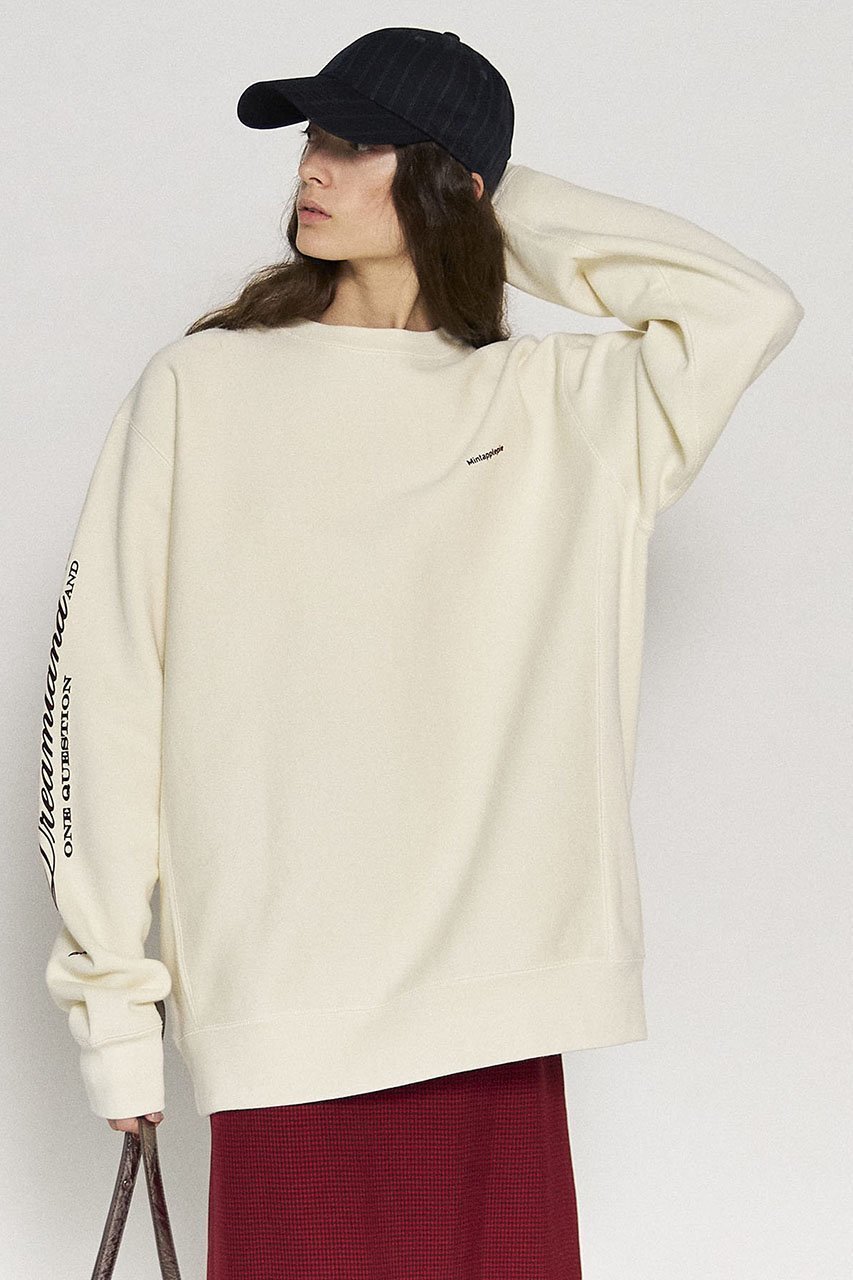 【メゾンスペシャル/MAISON SPECIAL】のOversize Sweatshirt/オーバーサイズスウェット 人気、トレンドファッション・服の通販 founy(ファニー) 　ファッション　Fashion　レディースファッション　Fashion for Women　トップス・カットソー　Cut & Sew Tops　シャツ・ブラウス・オフィスカジュアル　Elegant Blouses & Button-Ups　レディースパーカー・カジュアルフーディー　Casual Hoodies & Sweatshirts　ロングTシャツ・Tシャツ　Longline T-Shirts & Tees　スウェット・クルーネックトップス　Sweatshirts & Crewnecks / Relaxed Fit Sweat Tops　カットソー・ベーシックTシャツ　Cut-and-Sewn Tops / Stretch Tees & Basics　カットソー　Cut and Sewn Top　グラフィック　Graphic, Graphic Design　ショート　Short, Short Length　フレア　Flare, Flared　プリント　Print, Printed Pattern　ロング　Long, Long-Length　other-5|ID: prp329100004158423 ipo3291000000032895910