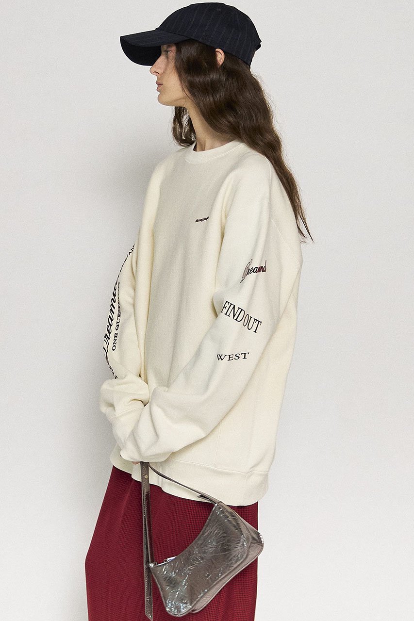 【メゾンスペシャル/MAISON SPECIAL】のOversize Sweatshirt/オーバーサイズスウェット 人気、トレンドファッション・服の通販 founy(ファニー) 　ファッション　Fashion　レディースファッション　Fashion for Women　トップス・カットソー　Cut & Sew Tops　シャツ・ブラウス・オフィスカジュアル　Elegant Blouses & Button-Ups　レディースパーカー・カジュアルフーディー　Casual Hoodies & Sweatshirts　ロングTシャツ・Tシャツ　Longline T-Shirts & Tees　スウェット・クルーネックトップス　Sweatshirts & Crewnecks / Relaxed Fit Sweat Tops　カットソー・ベーシックTシャツ　Cut-and-Sewn Tops / Stretch Tees & Basics　カットソー　Cut and Sewn Top　グラフィック　Graphic, Graphic Design　ショート　Short, Short Length　フレア　Flare, Flared　プリント　Print, Printed Pattern　ロング　Long, Long-Length　other-6|ID: prp329100004158423 ipo3291000000032895915