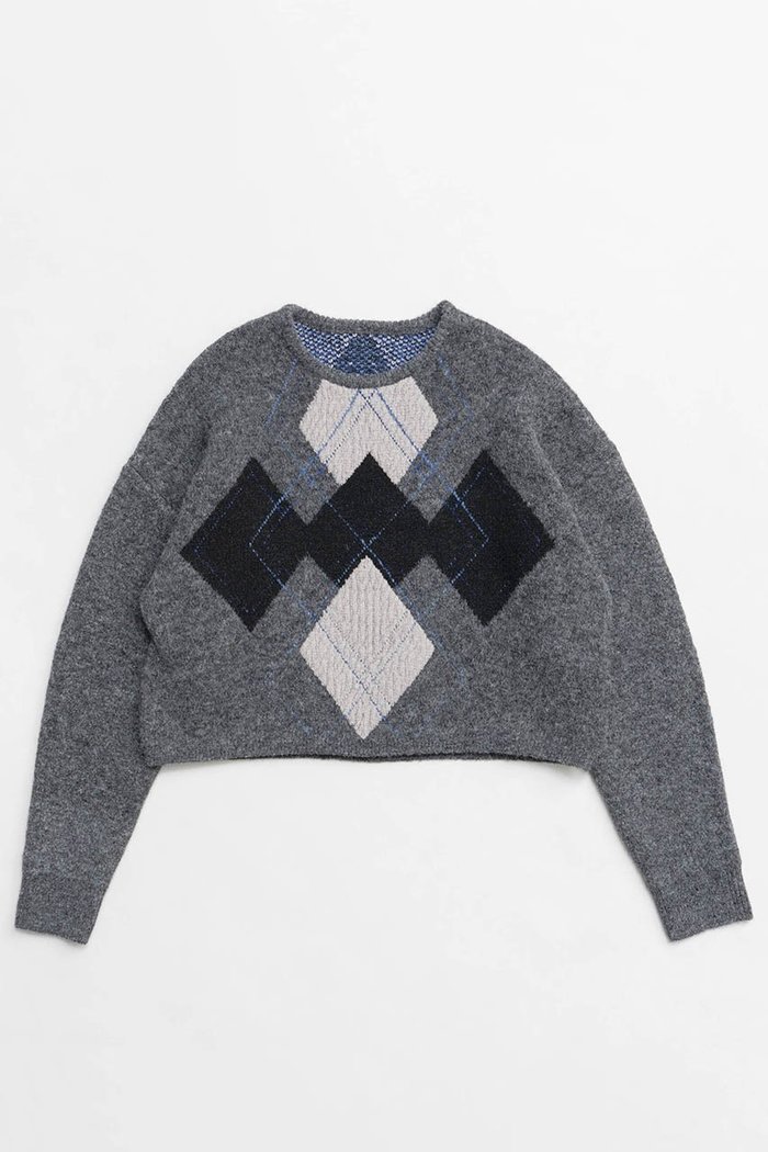 【メゾンスペシャル/MAISON SPECIAL】のArgyle Knit Tops/アーガイルニットトップ インテリア・キッズ・メンズ・レディースファッション・服の通販 founy(ファニー) https://founy.com/ ファッション Fashion レディースファッション WOMEN トップス・カットソー Tops/Tshirt ニット Knit Tops プルオーバー Pullover おすすめ Recommend デニム Denim ルーズ Loose 冬 Winter NEW・新作・新着・新入荷 New Arrivals |ID: prp329100004158427 ipo3291000000028684384