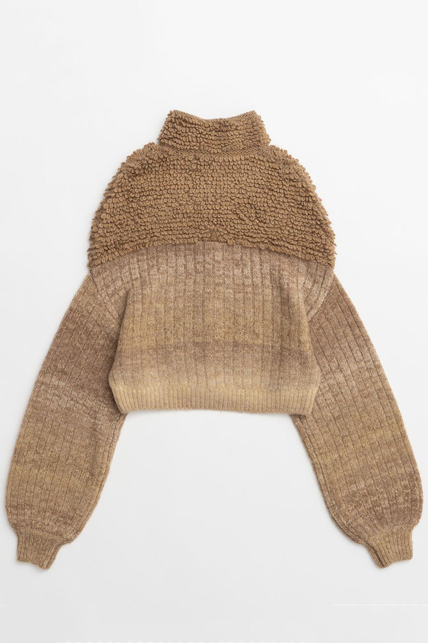 【メゾンスペシャル/MAISON SPECIAL】のLoop Knitting Cardigan/ループカーディガン 人気、トレンドファッション・服の通販 founy(ファニー) 　ファッション　Fashion　レディースファッション　WOMEN　トップス・カットソー　Tops/Tshirt　ニット　Knit Tops　カーディガン　Cardigans　おすすめ　Recommend　カーディガン　Cardigan　グラデーション　Gradation　コンパクト　Compact　ショルダー　Shoulder　ショート　Short　スリーブ　Sleeve　ドロップ　Drop　バランス　Balance　ループ　Loop　ワイド　Wide　other-4|ID: prp329100004158428 ipo3291000000031398875