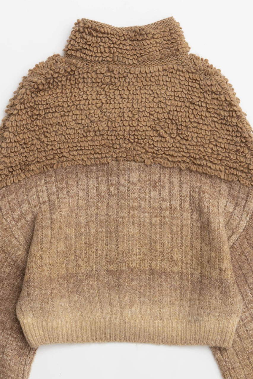 【メゾンスペシャル/MAISON SPECIAL】のLoop Knitting Cardigan/ループカーディガン 人気、トレンドファッション・服の通販 founy(ファニー) 　ファッション　Fashion　レディースファッション　WOMEN　トップス・カットソー　Tops/Tshirt　ニット　Knit Tops　カーディガン　Cardigans　おすすめ　Recommend　カーディガン　Cardigan　グラデーション　Gradation　コンパクト　Compact　ショルダー　Shoulder　ショート　Short　スリーブ　Sleeve　ドロップ　Drop　バランス　Balance　ループ　Loop　ワイド　Wide　other-5|ID: prp329100004158428 ipo3291000000031398877