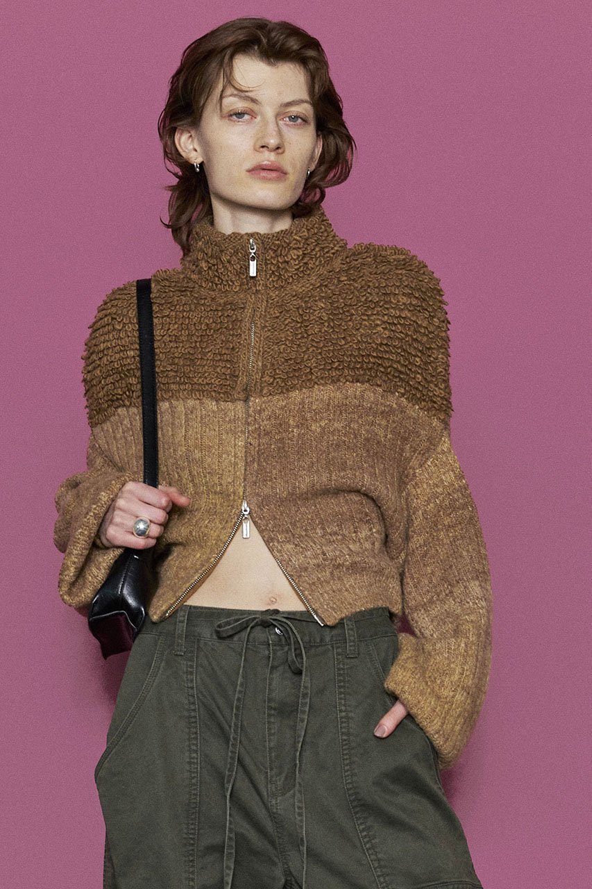 【メゾンスペシャル/MAISON SPECIAL】のLoop Knitting Cardigan/ループカーディガン 人気、トレンドファッション・服の通販 founy(ファニー) 　ファッション　Fashion　レディースファッション　WOMEN　トップス・カットソー　Tops/Tshirt　ニット　Knit Tops　カーディガン　Cardigans　おすすめ　Recommend　カーディガン　Cardigan　グラデーション　Gradation　コンパクト　Compact　ショルダー　Shoulder　ショート　Short　スリーブ　Sleeve　ドロップ　Drop　バランス　Balance　ループ　Loop　ワイド　Wide　other-7|ID: prp329100004158428 ipo3291000000031398881