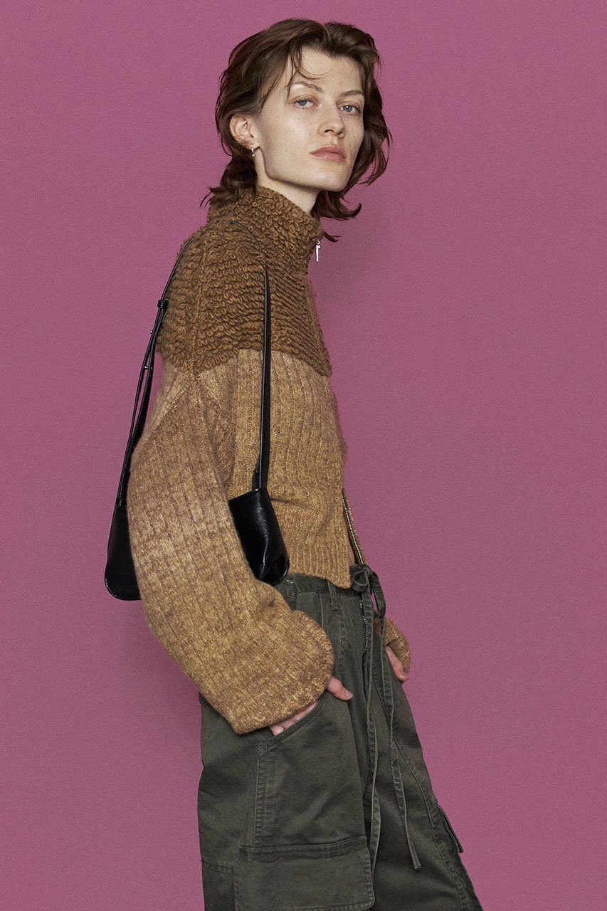 【メゾンスペシャル/MAISON SPECIAL】のLoop Knitting Cardigan/ループカーディガン 人気、トレンドファッション・服の通販 founy(ファニー) 　ファッション　Fashion　レディースファッション　WOMEN　トップス・カットソー　Tops/Tshirt　ニット　Knit Tops　カーディガン　Cardigans　おすすめ　Recommend　カーディガン　Cardigan　グラデーション　Gradation　コンパクト　Compact　ショルダー　Shoulder　ショート　Short　スリーブ　Sleeve　ドロップ　Drop　バランス　Balance　ループ　Loop　ワイド　Wide　other-8|ID: prp329100004158428 ipo3291000000031398883