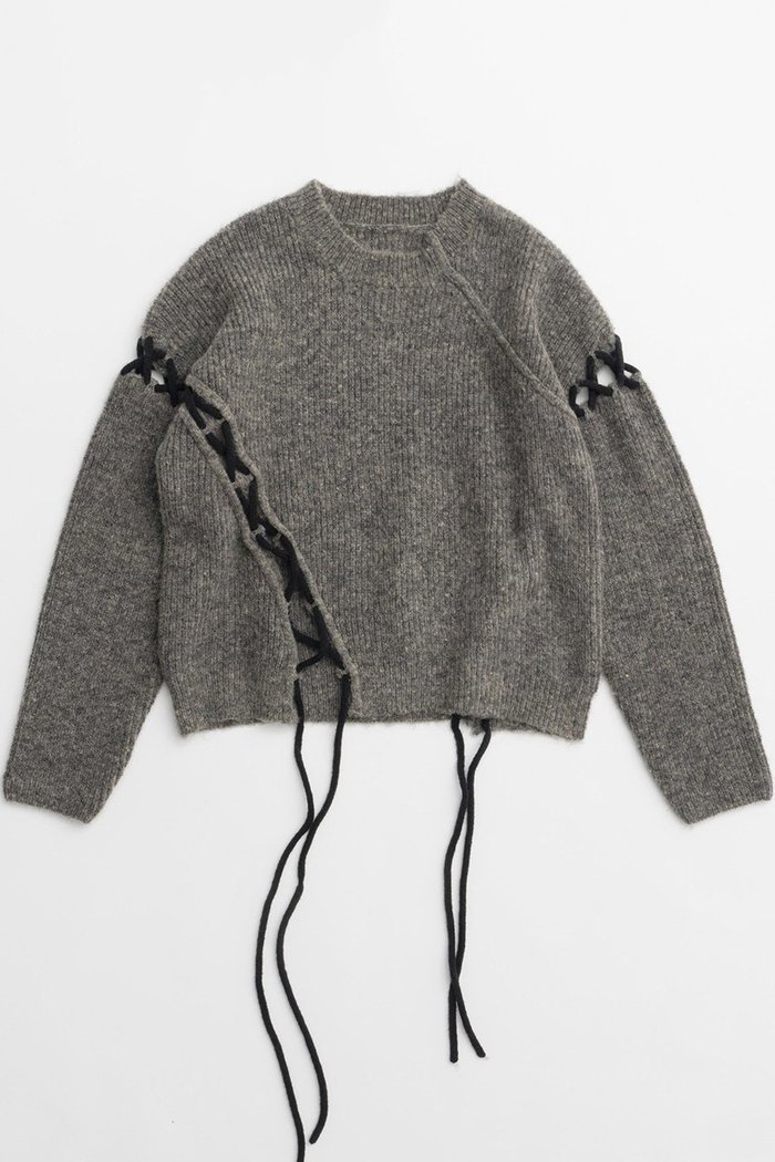 【メゾンスペシャル/MAISON SPECIAL】のLace Up Knit Tops/レースアップニットトップス インテリア・キッズ・メンズ・レディースファッション・服の通販 founy(ファニー) https://founy.com/ ファッション Fashion レディースファッション WOMEN トップス・カットソー Tops/Tshirt ニット Knit Tops プルオーバー Pullover おすすめ Recommend アクリル Acrylic レース Race NEW・新作・新着・新入荷 New Arrivals 軽量 Lightweight |ID: prp329100004158430 ipo3291000000028684396