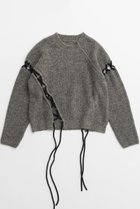 【メゾンスペシャル/MAISON SPECIAL】のLace Up Knit Tops/レースアップニットトップス 人気、トレンドファッション・服の通販 founy(ファニー) ファッション Fashion レディースファッション WOMEN トップス・カットソー Tops/Tshirt ニット Knit Tops プルオーバー Pullover おすすめ Recommend アクリル Acrylic レース Race NEW・新作・新着・新入荷 New Arrivals 軽量 Lightweight thumbnail GRY(グレー)|ID: prp329100004158430 ipo3291000000028684397