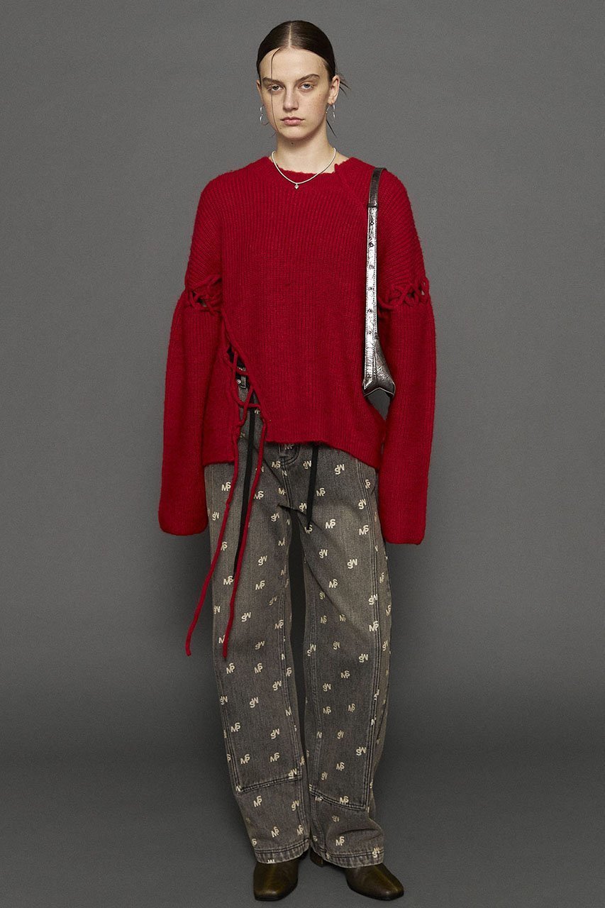 【メゾンスペシャル/MAISON SPECIAL】のLace Up Knit Tops/レースアップニットトップス 人気、トレンドファッション・服の通販 founy(ファニー) 　ファッション　Fashion　レディースファッション　WOMEN　トップス・カットソー　Tops/Tshirt　ニット　Knit Tops　プルオーバー　Pullover　おすすめ　Recommend　アクリル　Acrylic　レース　Race　軽量　Lightweight　other-5|ID: prp329100004158430 ipo3291000000031398892