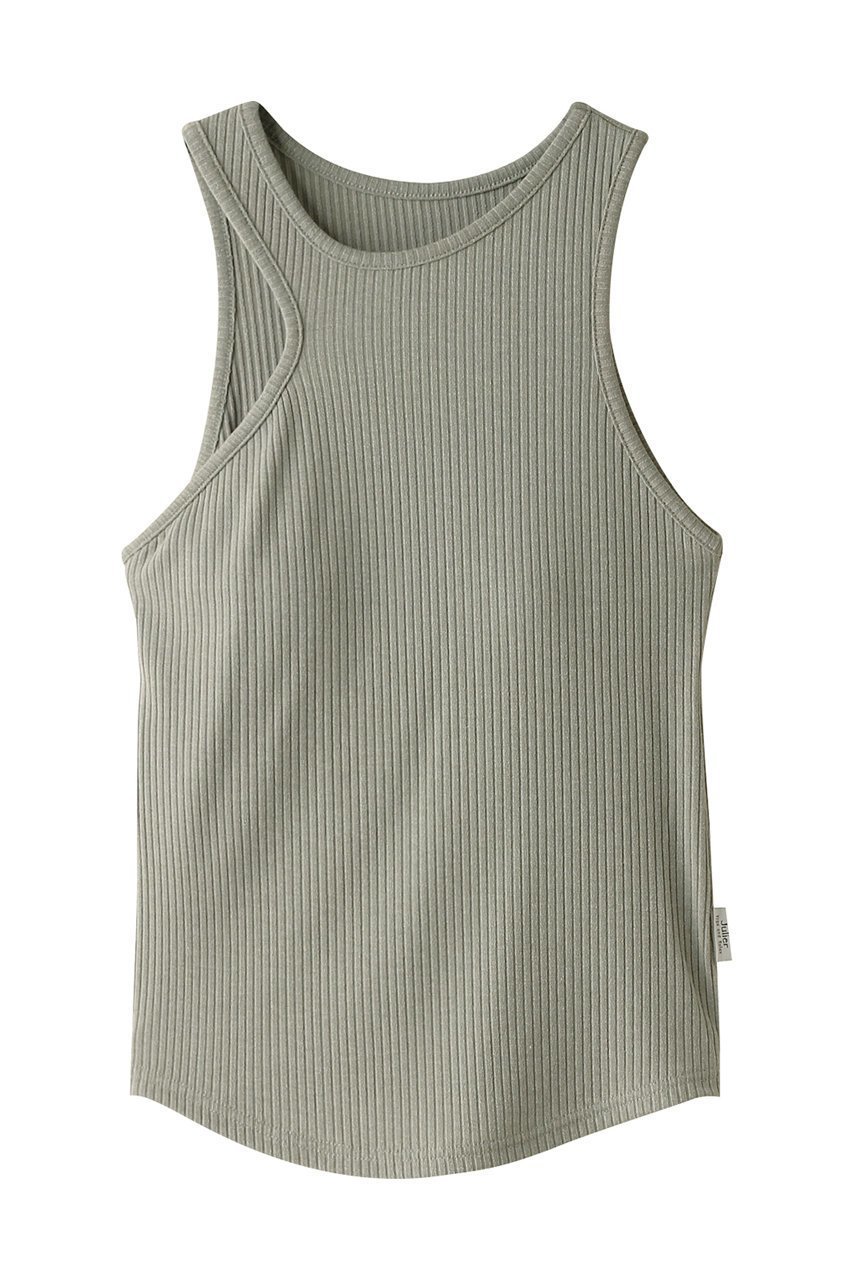 【ジュリエ/Julier】の【定番】リブタンクトップ インテリア・キッズ・メンズ・レディースファッション・服の通販 founy(ファニー) 　ファッション　Fashion　レディースファッション　WOMEN　トップス・カットソー　Tops/Tshirt　スポーツウェア　Sportswear　スポーツ トップス　Sports Tops　アシンメトリー　Asymmetry　スポーツ　Sports　タンク　Tank　フィット　Fit　定番　Standard　カーキ|ID: prp329100004158440 ipo3291000000032363118